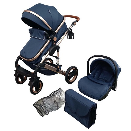 Baby pram travel system - pram, 3